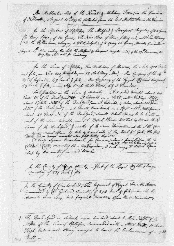 August 13th, 1776: Complete document in low resolution