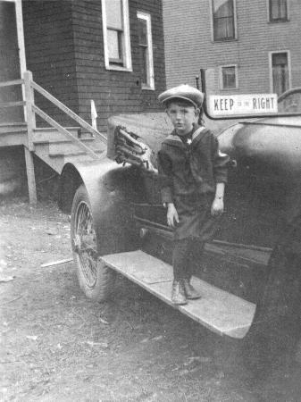 Automobile photographed in 1923