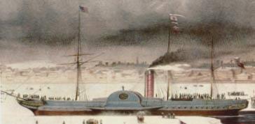 Cunard steamship Britannia in Boston