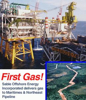 Nova Scotia: 1999, First Gas