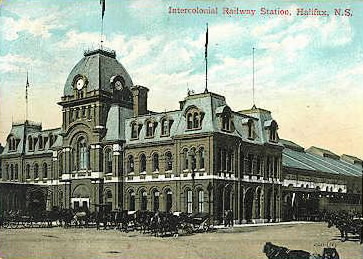 Nova Scotia: ICR North Street Station, Halifax, 1878-1917