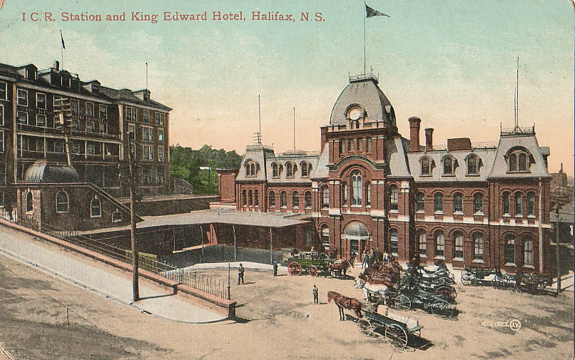 Nova Scotia: ICR North Street Station, Halifax, circa 1900