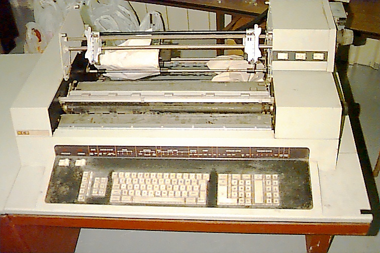 NCR 399 computer: keyboard
