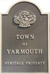 Yarmouth Heritage Site sign