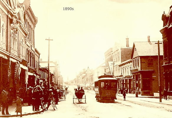 Nova Scotia: Yarmouth electric streetcar, 1890s
