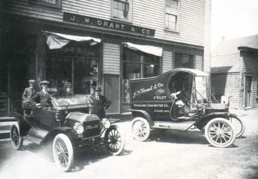 Nova Scotia: Automobiles in Yarmouth, about 1920