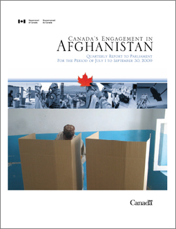 Canada's Engagement in Afghanistan, Report to Parliament, September 2009