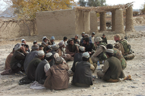 The age-old practice of shuras (community meetings) is a valuable tool that encourages dialogue between Afghans, as well as with the international community.