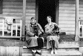 Image of Emily Carr with Flora Hamilton Burns
