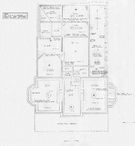 Carr House Ground Floor Plan detail