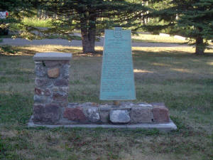 Fort Ellice Cart Trail Cairn