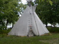 The Spotted Medicine Horse Tipi Camp