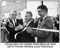 Inauguration de l'hôpital Stella-Maris de Kent par le Premier Ministre Louis Robichaud