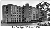 Le Collège NDA en 1960