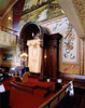 Photograph of the ark on the east wall of the Synagogue (2003)