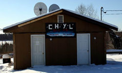 CHYL 93.5 FM radio station Courtesy of Project Team