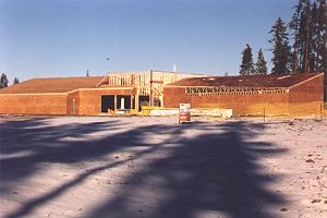 view of the centre during construction