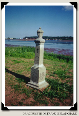 Le monument des la Rivière Fortune