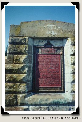 Le monument "Roma au Troix Rivière"