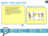 Screen shot of the Interactive Timeline