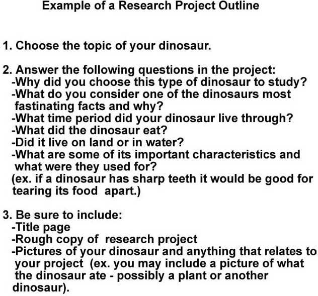 Research Project Outline