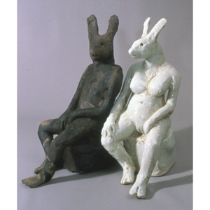 Roberts: "Male & Female Rabbits Incarnate"