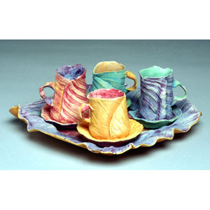 Swain: "Cups and Saucers on a Tray" - Non functional