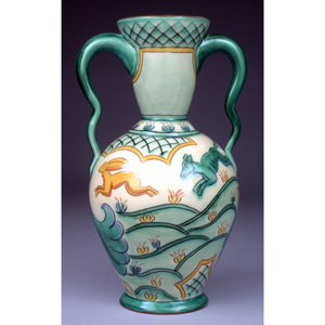 Smith: "Dog and Rabbit Vase"