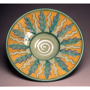 Smith: "Bowl with Leaves and Spiral"