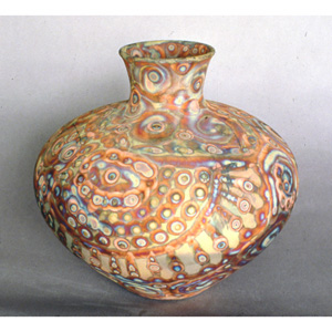 Baghaeian: "Large Raku Vase"
