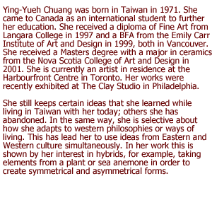Biographical information for Chuang