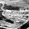 Moulins et bâtisses de surface de la mine souterraine vers 1950