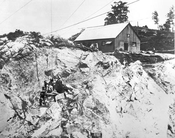 La mine en 1890