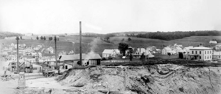 La mine en 1900