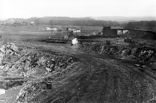 Mine à ciel ouvert Jeffrey vers 1925