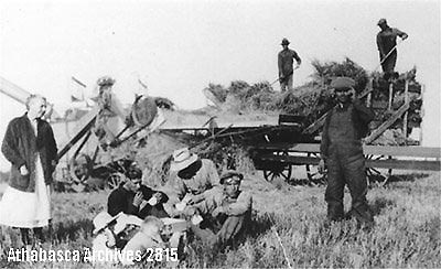 Threshing crew on Day's farm