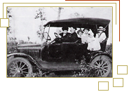 Charles Lirette Jr. in his Ford Model T
