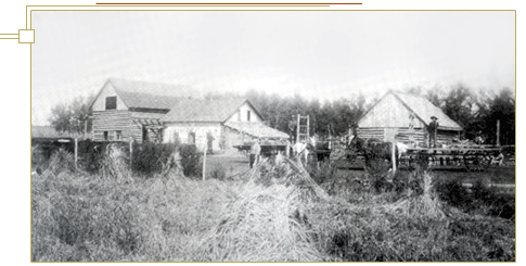 Wilfrid Ouimet's farm, 1908
