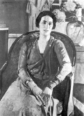 2 Lucien Simon, France, 1861-1945 Portrait de Madame Georges P. Vanier, vers 1939 Huile sur toile, 44 x 32 1/4 po Galerie nationale du Canada, Ottawa (Don de l'hon. Mme Georges P. Vanier, P. C., 1967) (15258) - 2 Lucien Simon, French, 1861-1945 Portrait de Madame Georges P. Vanier (Portrait of Madame Georges P. Vanier) c. 1939 Oil on canvas, 44 x 32 1/4 in. The National Gallery of Canada, Ottawa (Gift of the Honourable Mme Georges P. Vanier, P.C., 1967) (15258) - 2 Lucien Simon, French, 1861-1945 Portrait de Madame Georges P. Vanier (Portrait of Madame Georges P. Vanier c. 1939 Oil on canvas, 44 x 32 1/4 in. The National Gallery of Canada, Ottawa (Gift of the Honourable Mme Georges P. Vanier, P.C., 1967) (15258)