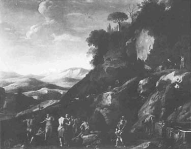 5 POELENBURGH Peasents Dancing in a Landscape 1622 Oil on copper, 66 x 84 cm (26 x 33 1/16 in.) UFFIZI, FLORENCE - 5 POELENBURGH Danse paysanne sur un fond de paysage 1622 Huile sur cuivre, 66 x 84 cm (26 x 33 1/16 po) PALAIS DES OFFICES, FLORENCE