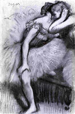 7 Edgar Degas, French, 1834-1917 Danseuses. c. 1895 Pastel on paper, 19 1/2 x 12 3/4 The National Gallery of Canada