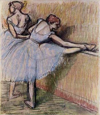 8 Edgar Degas, French, 1834-1917 Dancers at the Bar Oil on canvas, 51 x 38 The Phillips Collection, Washington