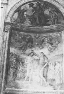 5 Perugino (c. 1445/50-1523) Baptism of Christ Fresco 445 x 228 cm Nunziatella, Foligno