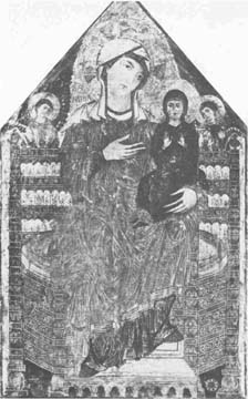 2 Master of San Martino (Rainieri di Ugolino) (Italian late thirteenth century) Saint Anne and the Virgin Tempera on wood, 126 x 76 cm Museo Nazionale di San Matteo, Pisa