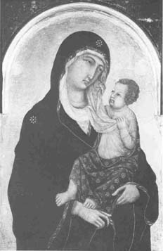 3 Ugolino di Nerio Madonna and Child c. 1320 Tempera on wood, 82 x 54 cm Galleria Palatina, Florence Contini-Bonacossi Bequest