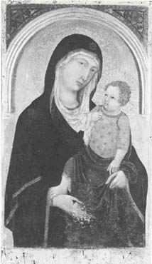 5 Ugolino di Nerio Vierge  l'Enfant (dtail du polyptyque) v. 1325 Dtrempe sur bois, 84 x 46 cm Avec la gracieuse permission de Soprintendenza P. A. S. D. - Siena & Grosseto - Italy