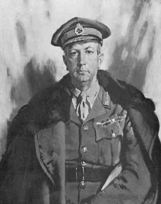 Sir William Orpen, British, 1878-1931 Lieutenant-General Sir A. W. Currie. Probably 1918 Oil on canvas, 36 x 30 (8673)