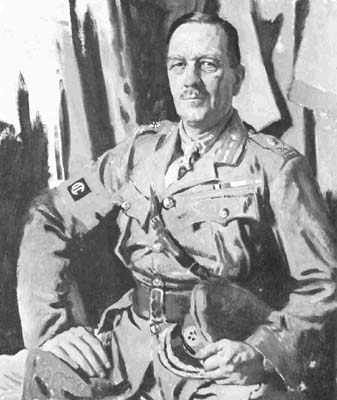 Sir William Orpen, British, 1878-1931 Major-General Sir H. E. Burstall. 1917-18 Oil on canvas, 36 x 30 (8676)