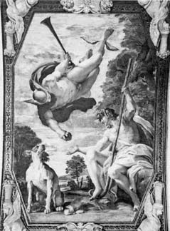 11 Annibale Carracci (Italian, 1560-1610) Mercury Delivering the Golden Apple to Paris 1597-1606 Fresco Rome, Palazzo Farnese