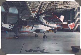CL-84 CF-VTO-X hangered at National Aviation Museum Ottawa c.1990